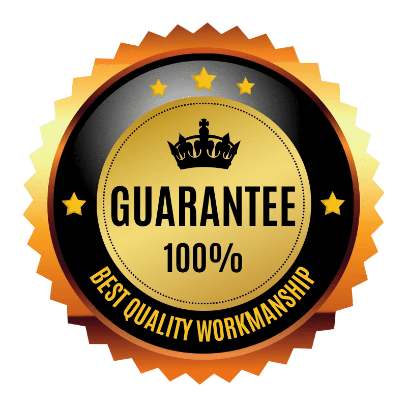 100% Best Quality Workmanship Guarantee Seal