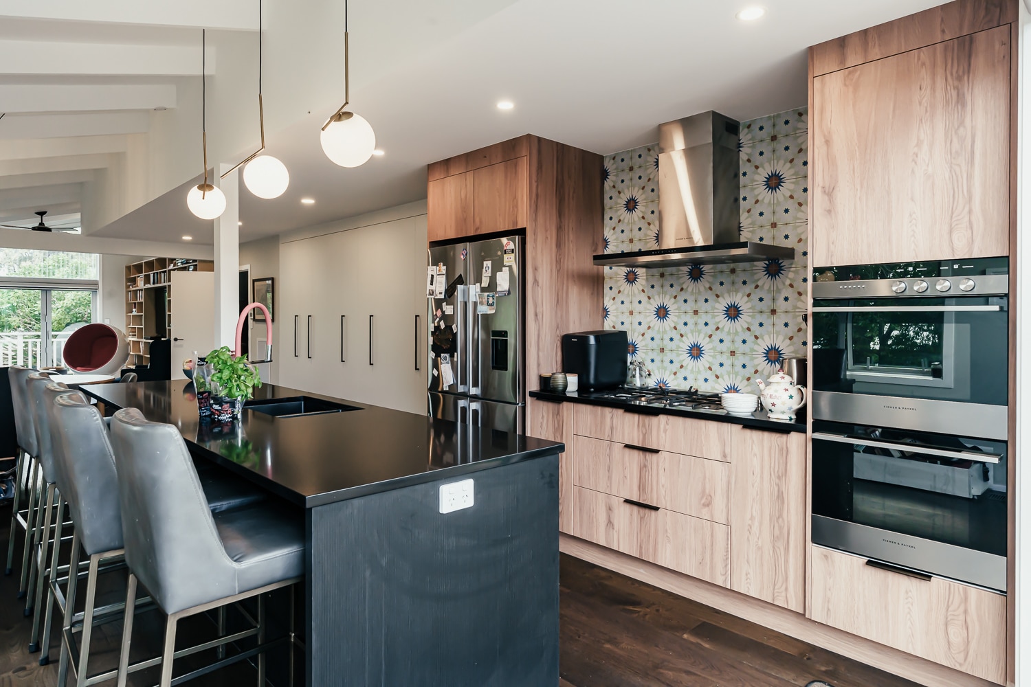 Stylish kitchen with modern island